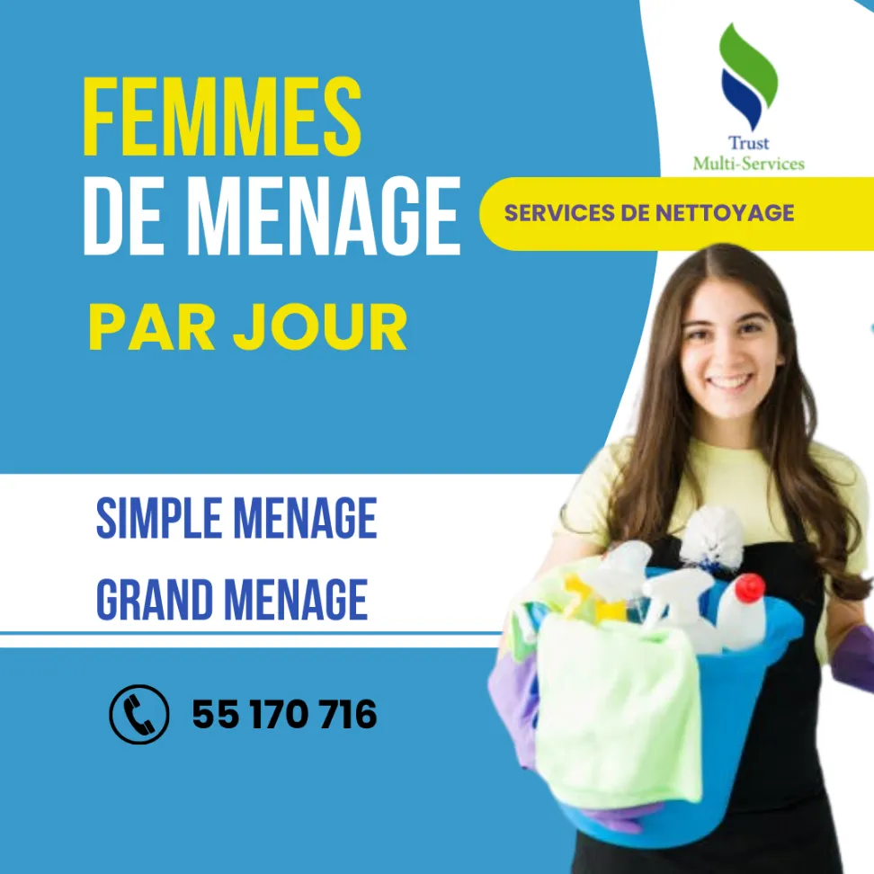 SOCIETE DE NETTOYAGE PAR JOUR A ksar said