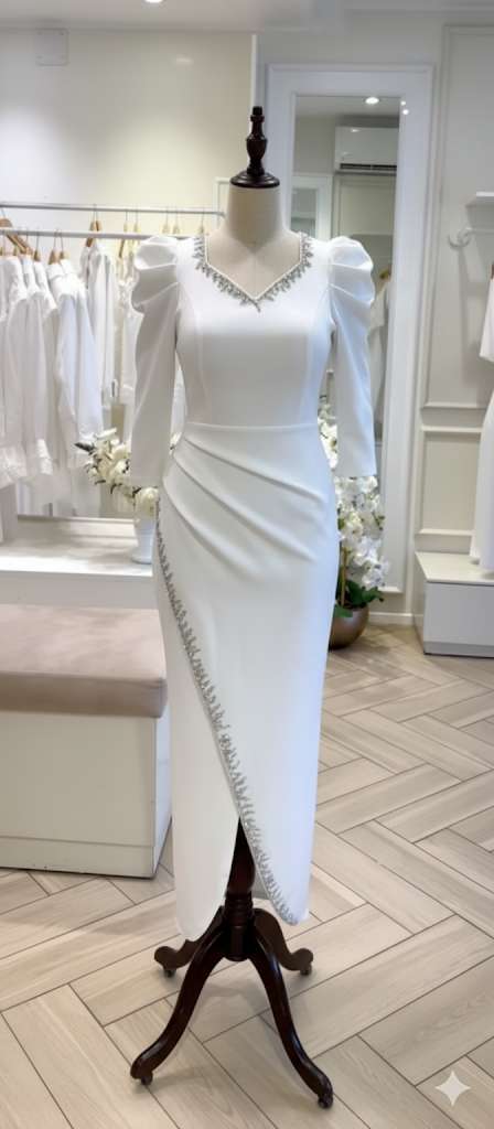 Robe de fiançailles taille l