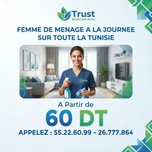 DES FEMMES DE MENAGE PAR JOUR A  BORJ LOUZIR 
