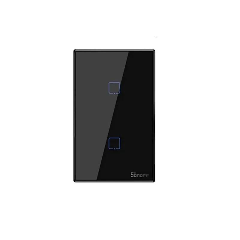 Interrupteur WIFI Double Sonoff – Noir