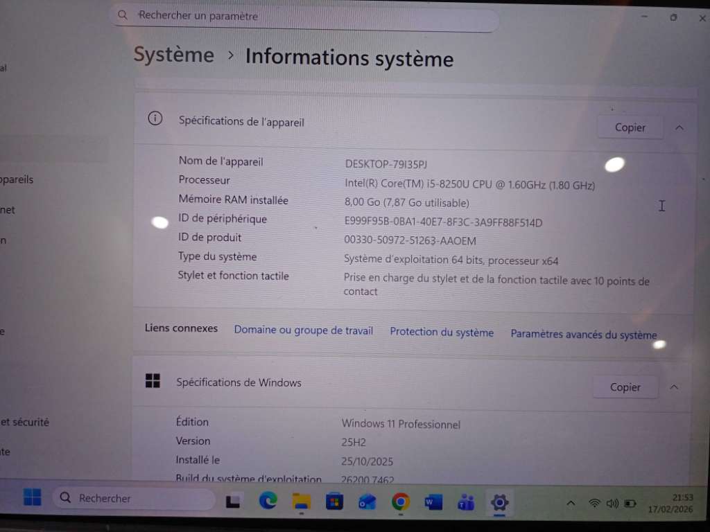Pc portable lenovo MIIX 520