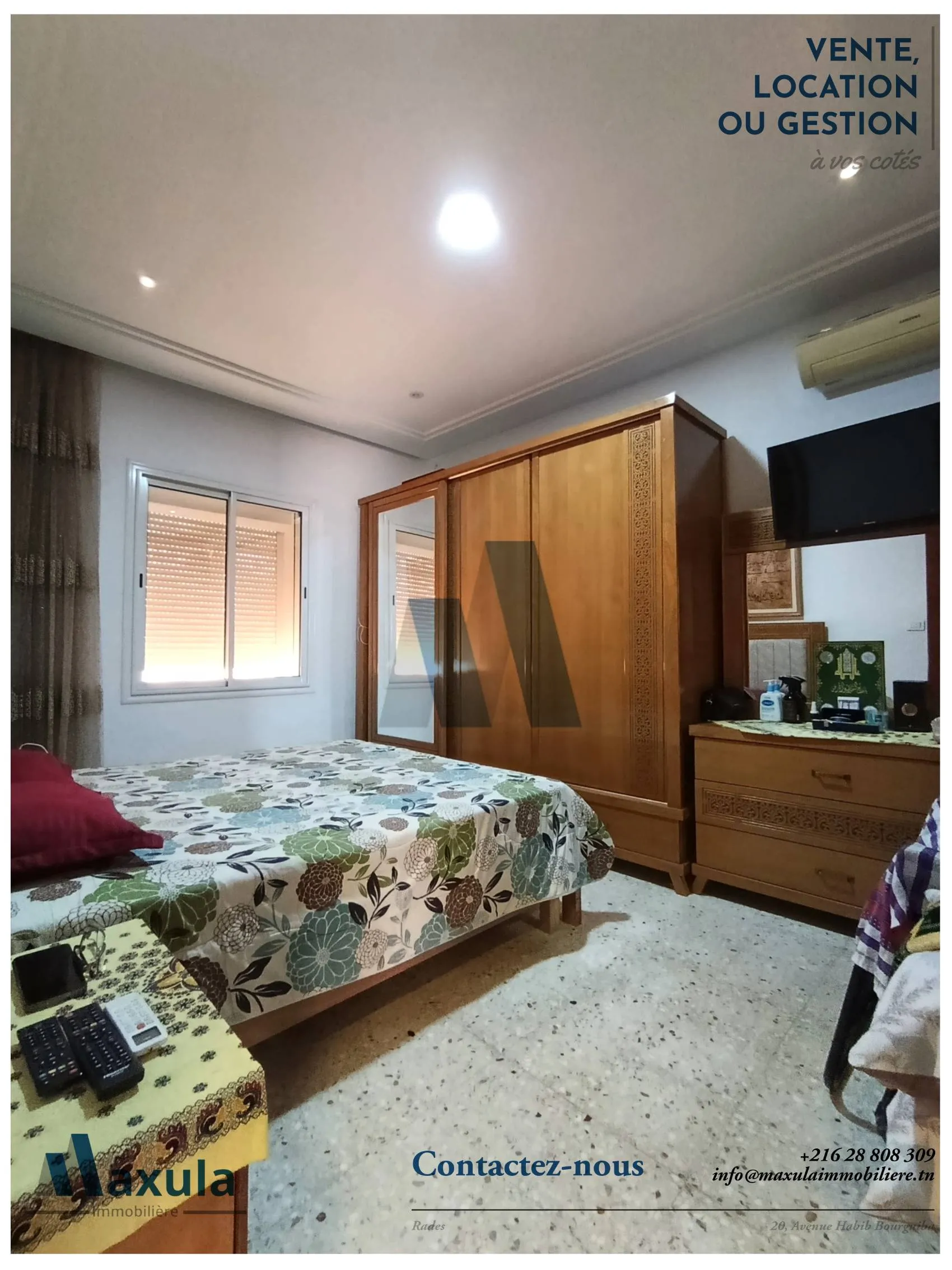 À VENDRE SUPERBE VILLA S+5 DE PLAIN PIED À RADES VILLE