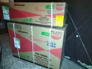 Dans l'emballage climatiseur GENERAL 12000 ; 18000 ; 24000 BTU avec Livraison ; installation ; support et garantie 2 ans