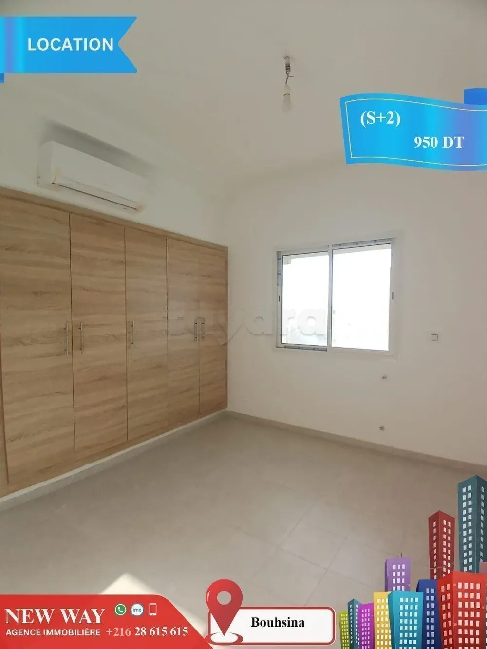 (S+2) à Bouhsina avec Place de Parking