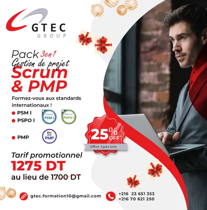 PACK EXCLUSIF 3en1 : SCRUM + PMP
