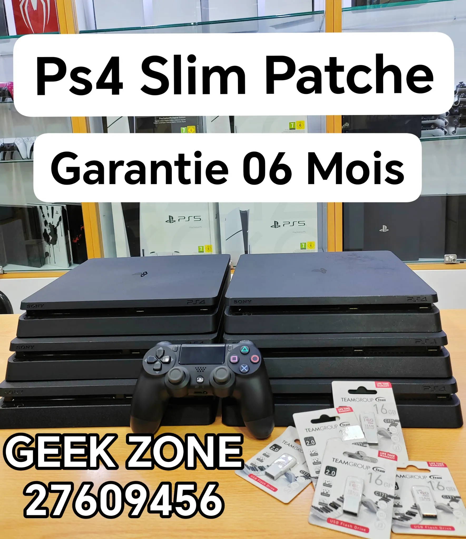 ✨️️ Playstation PS4 slim patché ✨️✨️ ️️️Importé 🇨🇵 État neuf