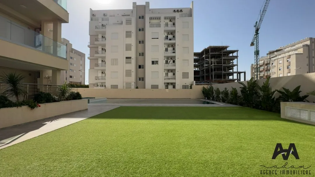 S+2 meublé à AFH² Mrezga dans une résidence avec piscine