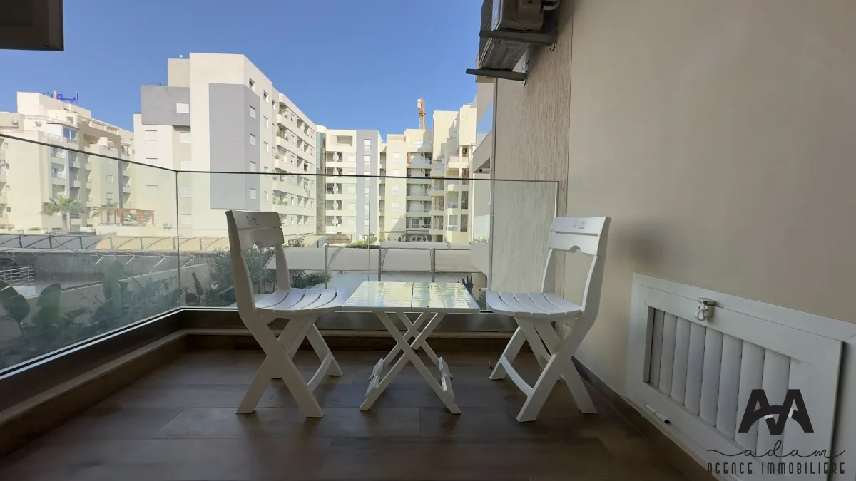 S+2 meublé à AFH² Mrezga dans une résidence avec piscine