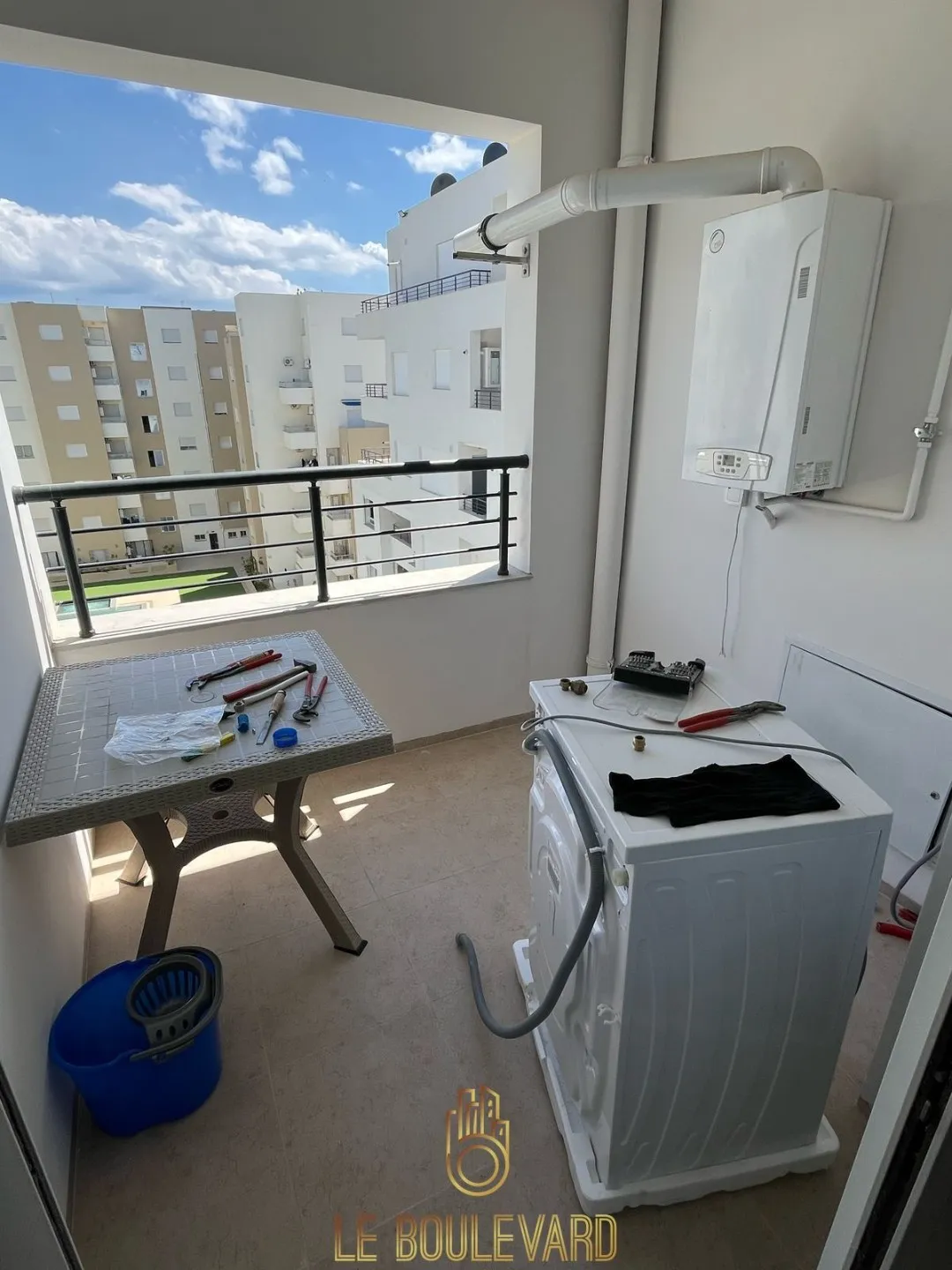 Location Annuelle : Appartement S+1 Haut Standing à AFH Mrezga, Nabeul