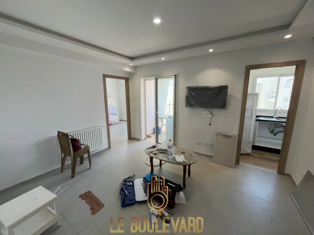Location Annuelle : Appartement S+1 Haut Standing à AFH Mrezga, Nabeul