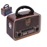 HAUT PARLEUR PORTABLE RADIO FM MEIER YG-1181US-BT - MARRON