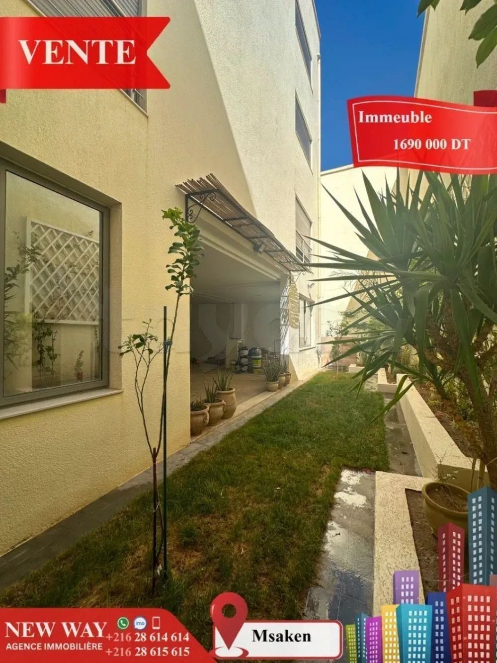 Immeuble de 8 Appartements à Msaken Nouvelle Construction