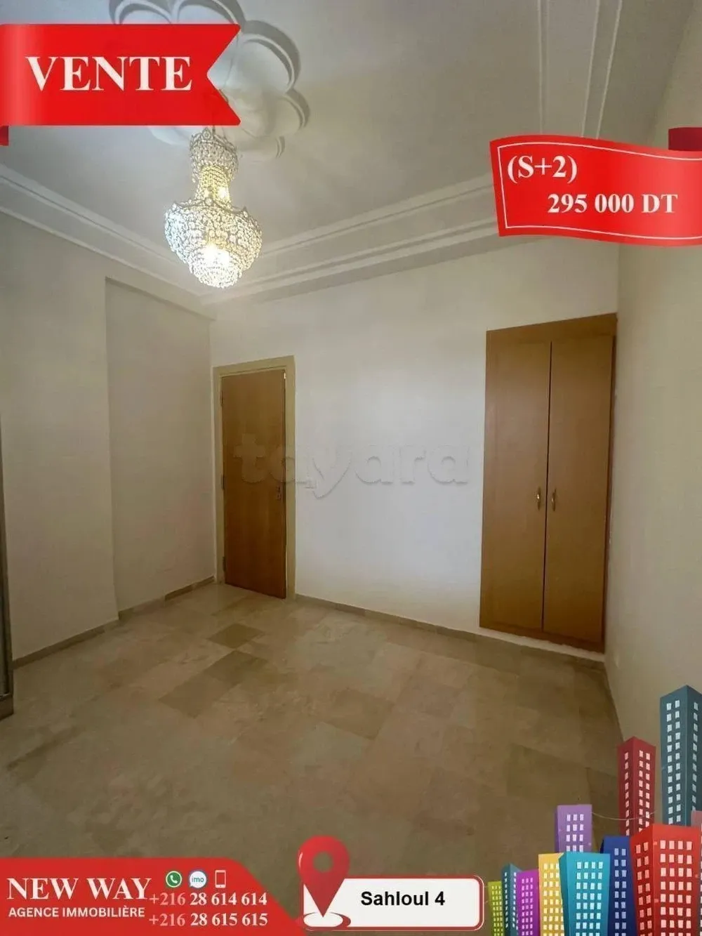 (S+2) à Sahloul 4, avec Place de Parking