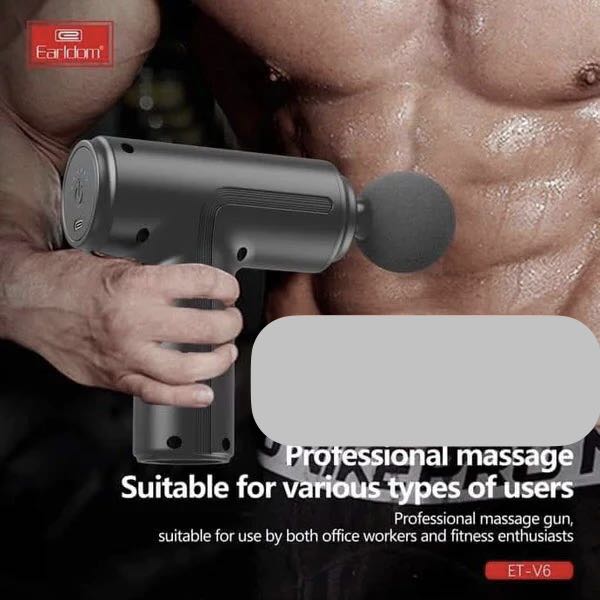 Earldom Pistolet de Massage Vibrant Mini ET-V6 – Compact, Puissant & Ultra Silencieux Tunis 