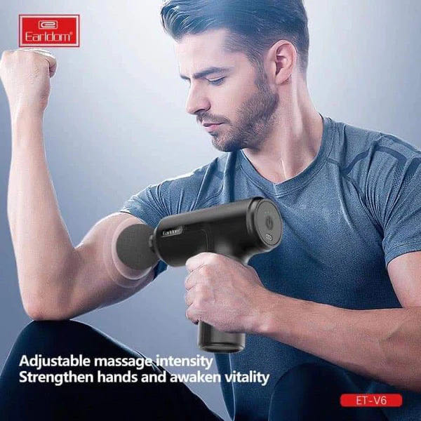 Earldom Pistolet de Massage Vibrant Mini ET-V6 – Compact, Puissant & Ultra Silencieux Tunis 