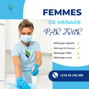 femme de ménage par jour a nabeul 