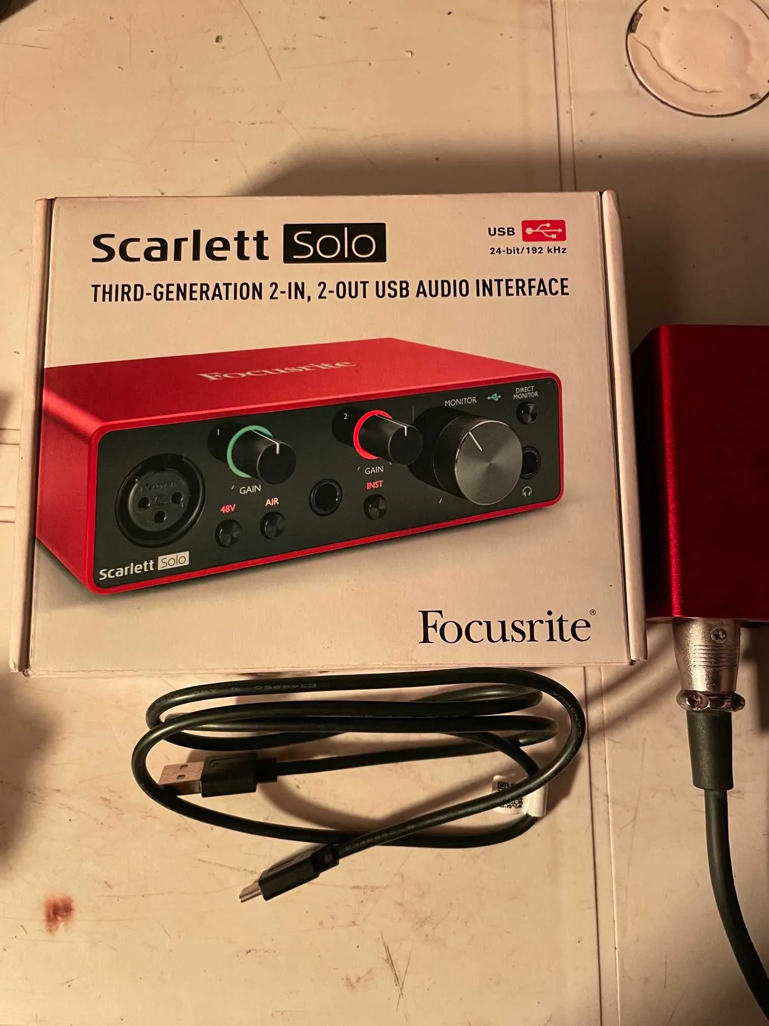 Rode NT1 + Sheild + Scarlett3 Solo + AKG