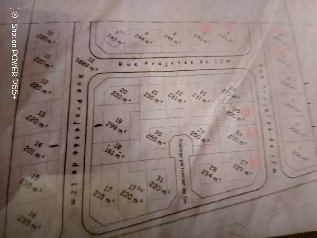 Vente terrain 