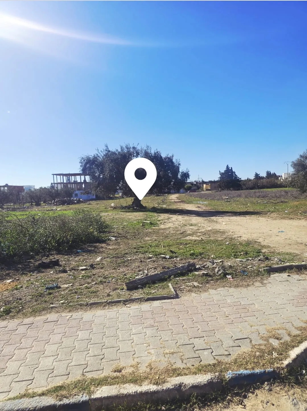 Terrain Constructible En Vente à Chott Mariem, Route Touristique