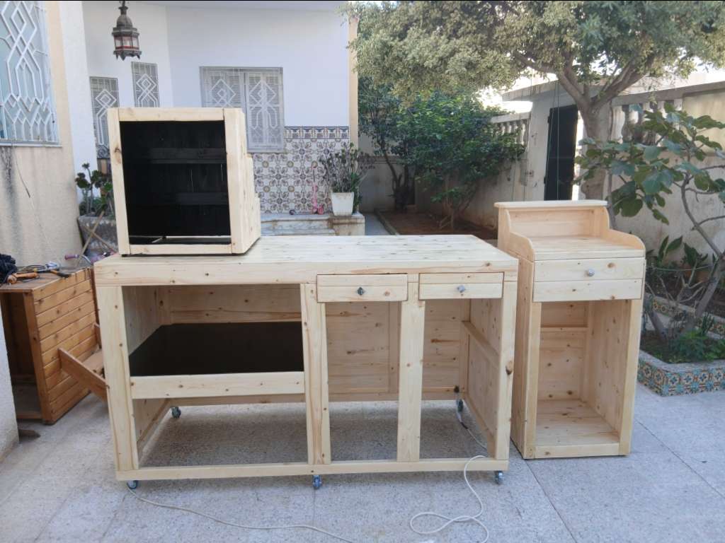 Caisse, comptoir sur mesure 