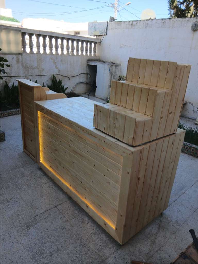 Caisse, comptoir sur mesure 