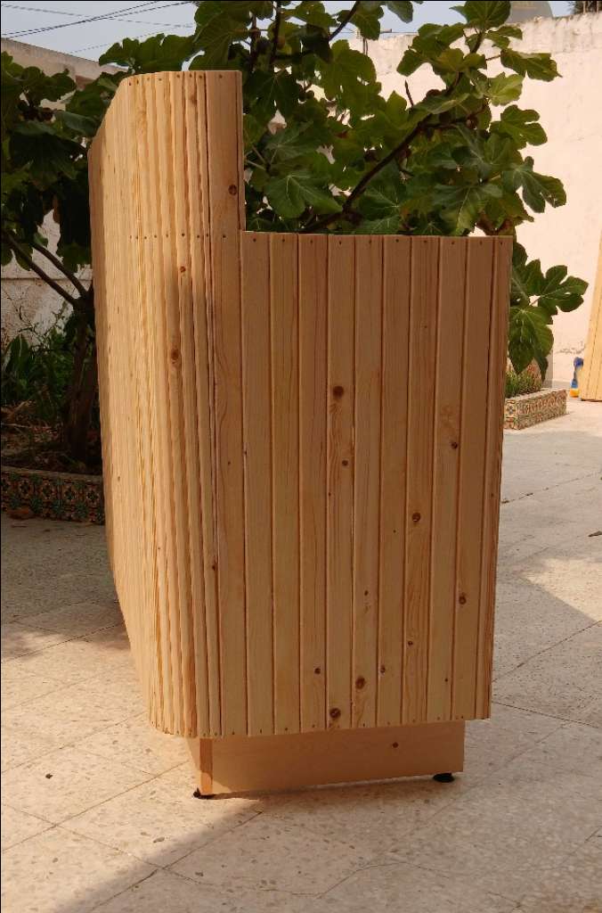 Caisse, comptoir sur mesure 