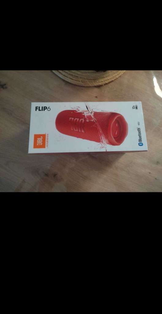 Jbl flip 6 rouge neuf