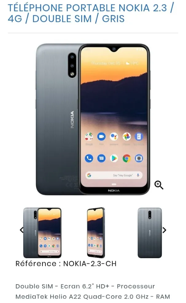A vendre Nokia 2.3