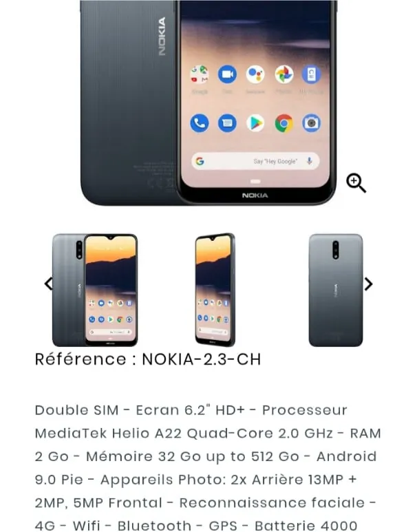 A vendre Nokia 2.3