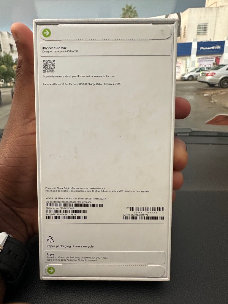 iPhone 17 pro Max