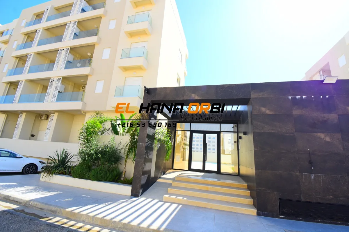 Location scolaire app s+1 avec piscine en plein zone touristique Mahdia