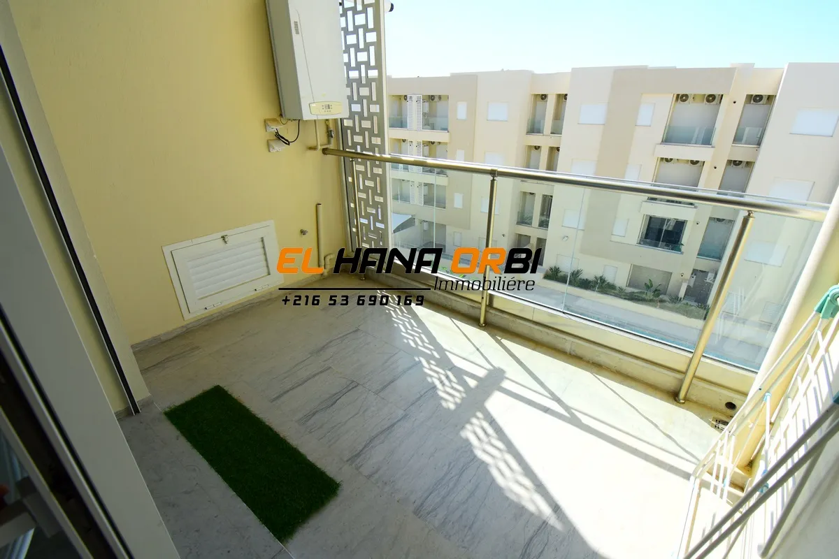 Location scolaire app s+1 avec piscine en plein zone touristique Mahdia