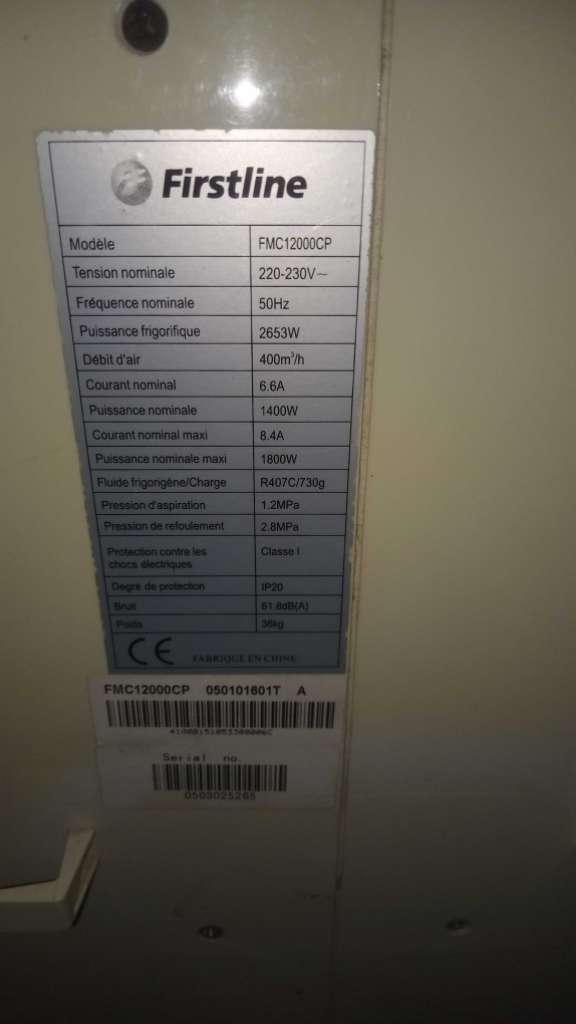 Climatiseur mobile importé 12000btu à vendre 