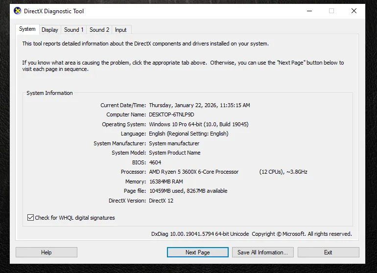 PC Gamer Ryzen 5 3600X 16Go GTX 1080 8Go SSD 480Go