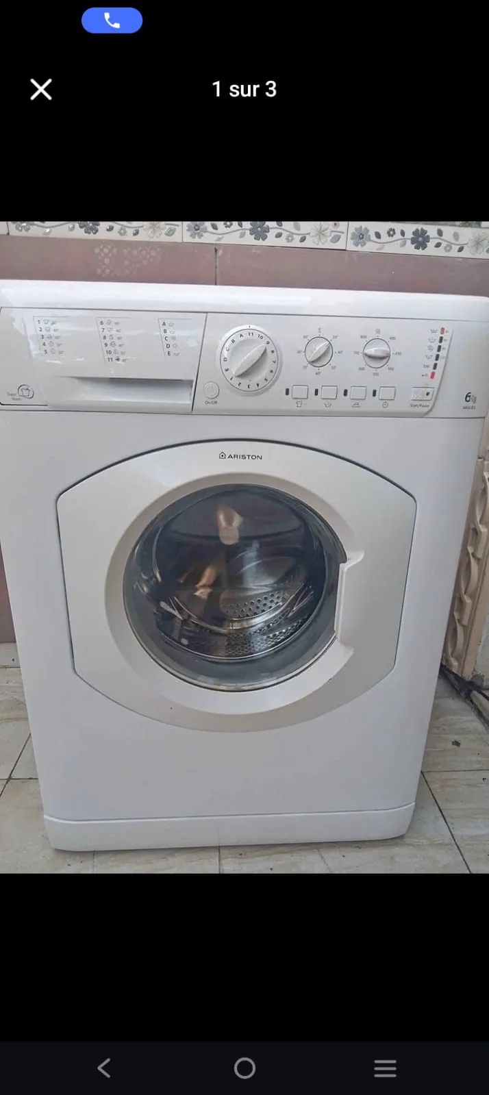 Machine à laver ARISTON 6 kg état propre