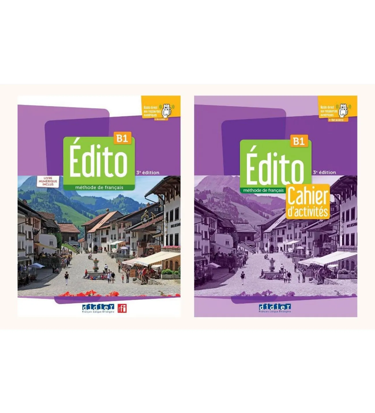 Pack Livres Édito B1 (3e édition) - Livre de l'élève + Cahier d'activités