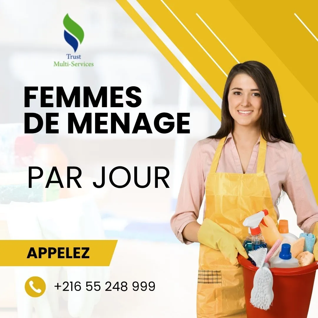 Femme de ménage occasionnelle à El Marsa
