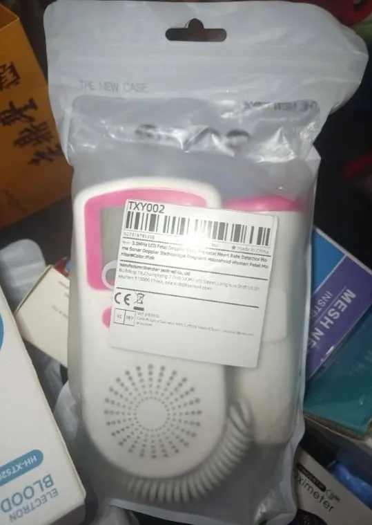 Doppler fœtal LCD 3.0MHz, détecteur de fréquence cardiaque prénatal pour bébé, Sonar domestique