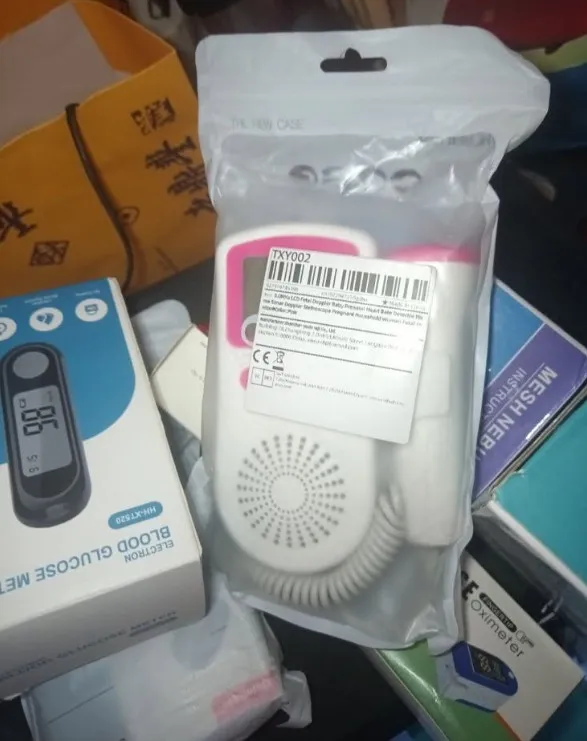 Doppler fœtal LCD 3.0MHz, détecteur de fréquence cardiaque prénatal pour bébé, Sonar domestique