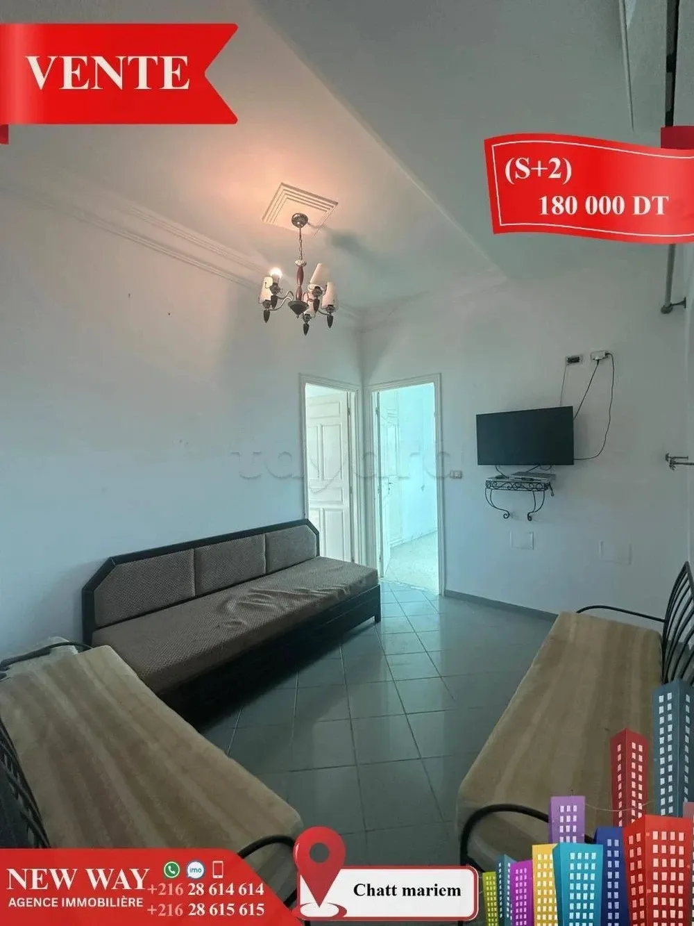 (S+2) Prés de la Mer à Chatt Mariem