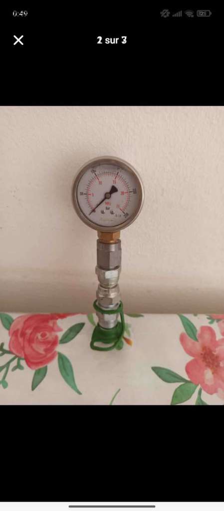 Manomètre inox original 