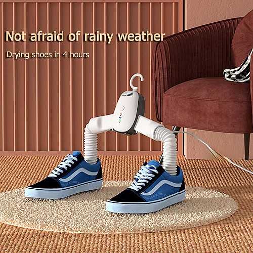 Cintre Sèche-Linge Électrique Portable 5-en-1 Pliable -Stérilisation UV