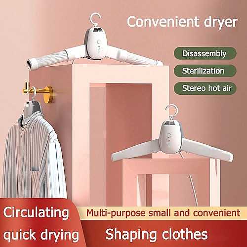 Cintre Sèche-Linge Électrique Portable 5-en-1 Pliable -Stérilisation UV