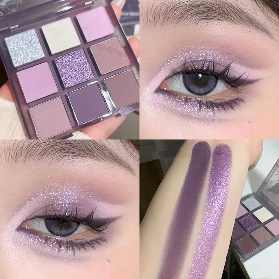 Palette de maquillage violet 