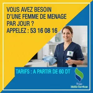 femme de menage par jour a marsa