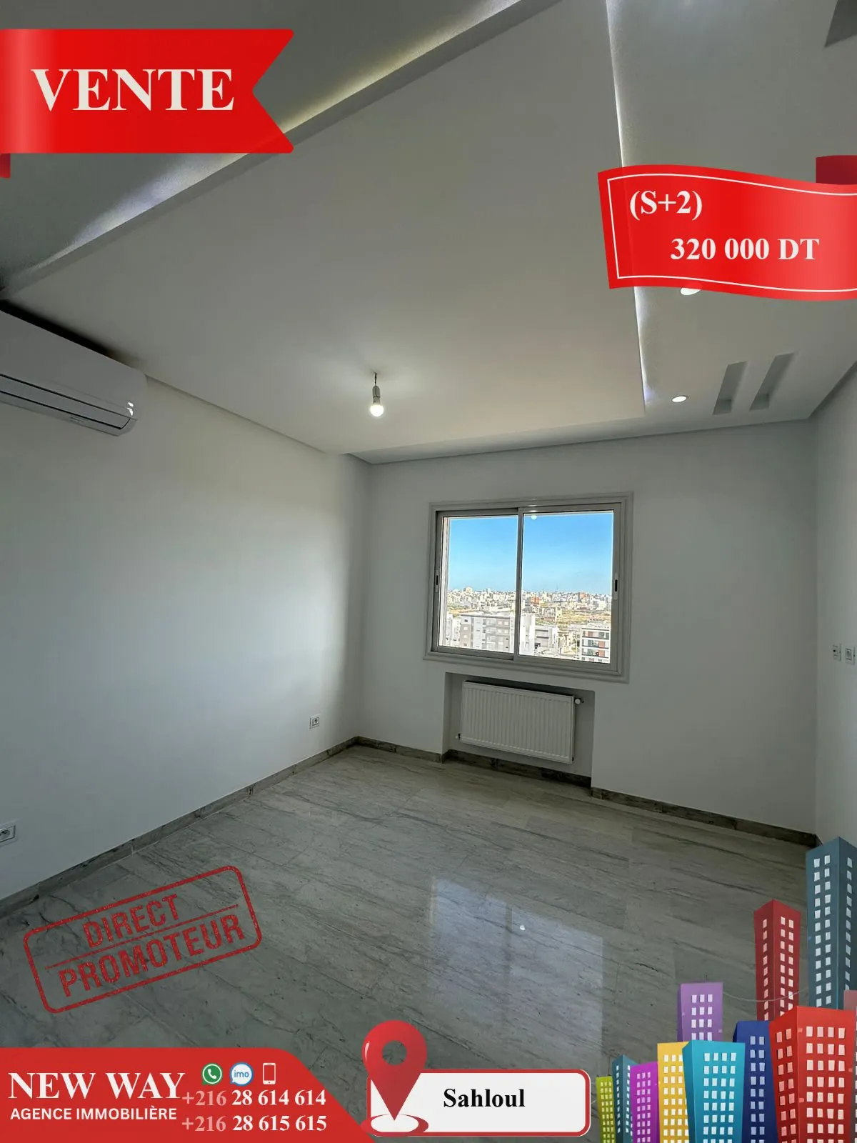 (S+2) à Sahloul 4 Directe Promoteur