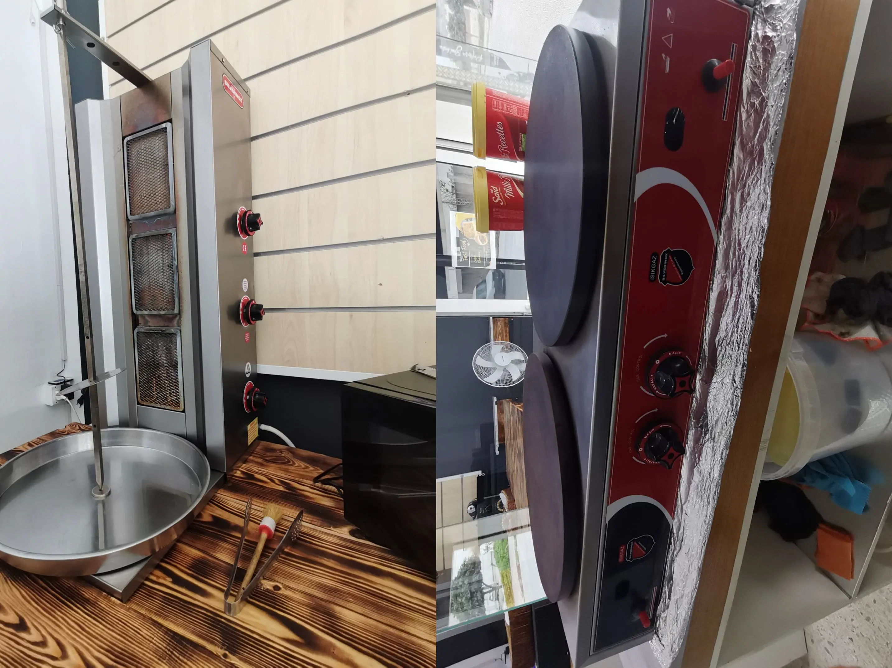 VENTE LOT UNIQUEMENT - CRÊPIÈRE & CHAWARMA