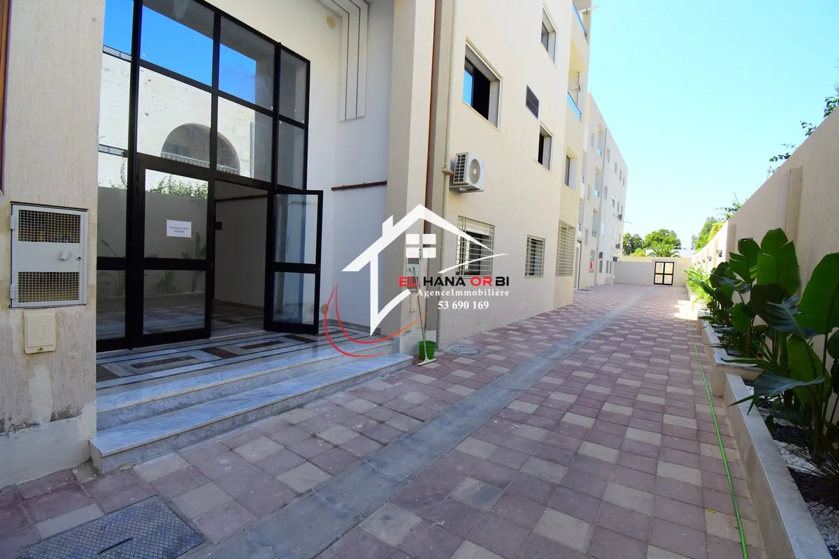 a louer s+2 vue mer avec place parking sous sol