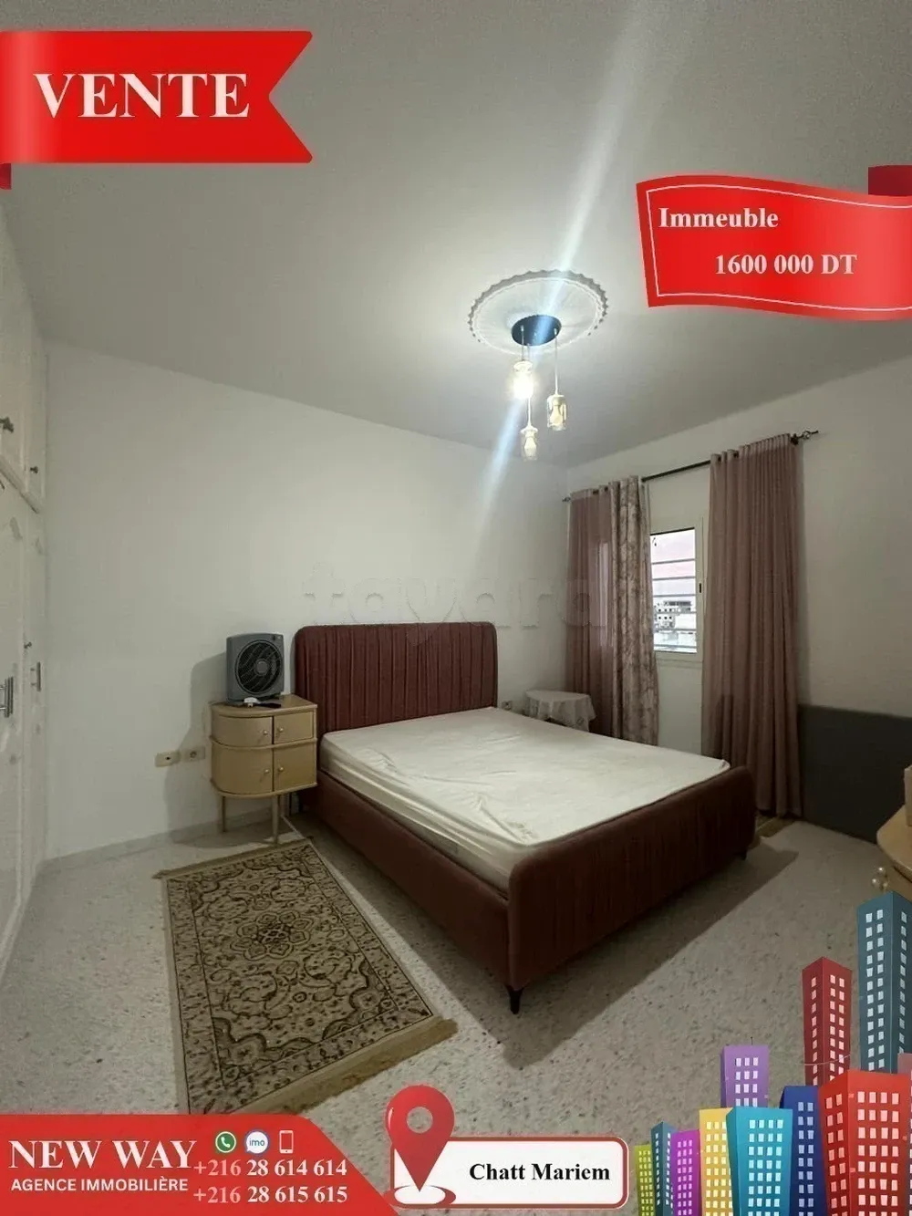 Résidence de 7 Appartements à Chatt Mariem prés de la Mer