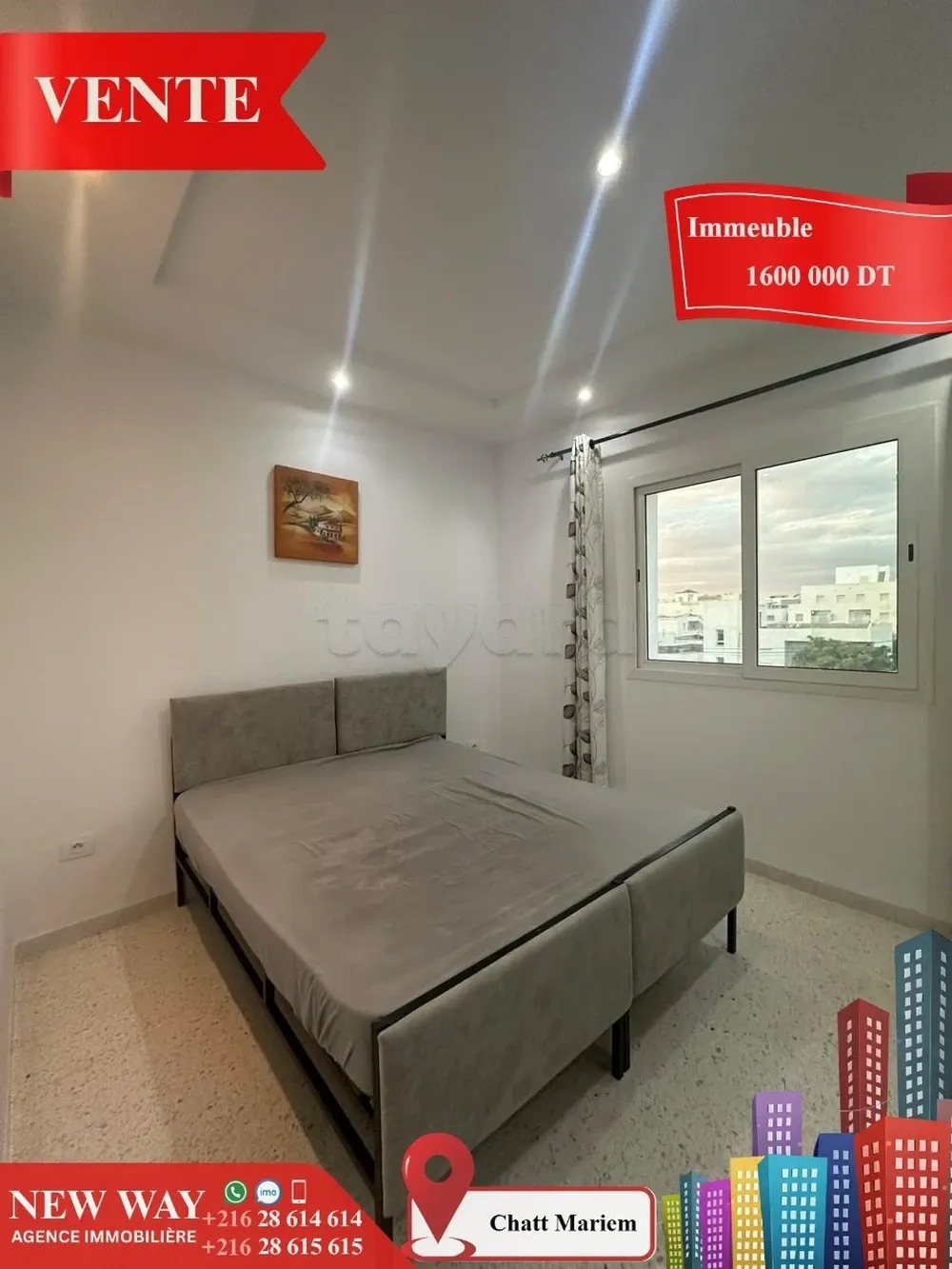 Résidence de 7 Appartements à Chatt Mariem prés de la Mer